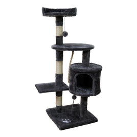 Furtastic 110cm Cat Tree Scratching Post - Dark Grey Pet Care Kings Warehouse 