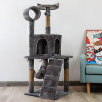 Furtastic 135cm Cat Tree Scratching Post - Dark Grey Kings Warehouse 