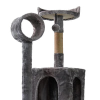 Furtastic 135cm Cat Tree Scratching Post - Dark Grey Pet Care Kings Warehouse 