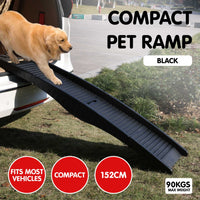 Furtastic 152cm Portable Dog Pet Ramp - Black Kings Warehouse 