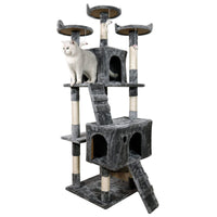 Furtastic 170cm Cat Tree Scratching Post - Dark Grey Pet Care Kings Warehouse 