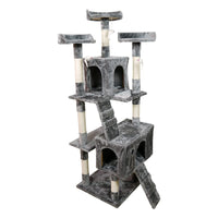 Furtastic 170cm Cat Tree Scratching Post - Silver Grey Kings Warehouse 