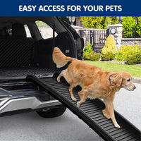 Furtastic Foldable Car Dog Ramp Vehicle Ladder Step Stairs - Black Kings Warehouse 