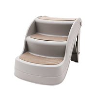 Furtastic Foldable Pet Stairs In Grey - 38cm Dog Ladder Cat Ramp Pet Care Kings Warehouse 