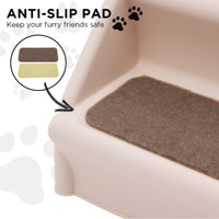 Furtastic Foldable Pet Stairs In White - 50cm Dog Ladder Cat Ramp Pet Care Kings Warehouse 