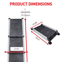 Furtastic Heavy-Duty Aluminium Telescopic Pet Ramp Kings Warehouse 