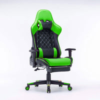 Gaming Chair Ergono Black REdmic Racing chair 165° Reclining Gaming Seat 3D Armrest Footrest Furniture Kings Warehouse 