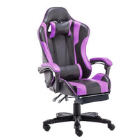 Gaming Chair Office Computer Seating Racing PU Executive Racer Recliner Large Black White Furniture Kings Warehouse 