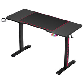 Gaming Desks Standing Desk Motorised 140CM Black Furniture Kings Warehouse 