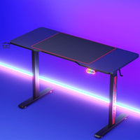 Gaming Desks Standing Desk Motorised 140CM Black Furniture Kings Warehouse 