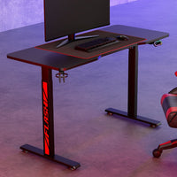 Gaming Desks Standing Desk Motorised 140CM Black Furniture Kings Warehouse 