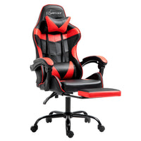 Gaming Office Chair Recliner Footrest Red Furniture Kings Warehouse 