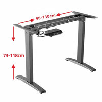 Gaming Standing Desk Home Office Lift Electric Height Adjustable Sit To Stand Motorized Standing Desk 1460 Furniture Kings Warehouse 