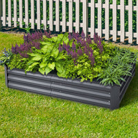 Garden Bed 150x90cm Planter Box Raised Container Galvanised Steel Home & Garden Kings Warehouse 