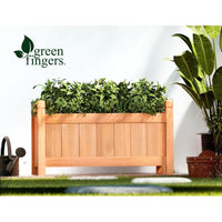 Garden Bed 60x30x33cm Wooden Planter Box Raised Container Growing Home & Garden Kings Warehouse 