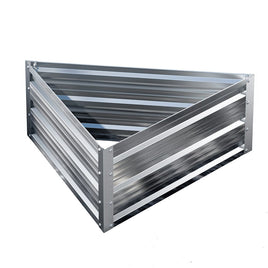 Garden Bed 86x86x30cm Planter Box Raised Container Galvanised Herb Home & Garden Kings Warehouse