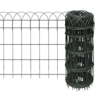 Garden Border Fence Powder-coated Iron 25x0.65 m Kings Warehouse 