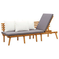 Garden Day Bed 200x65 cm Solid Wood Acacia garden supplies Kings Warehouse 