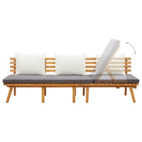 Garden Day Bed 200x65 cm Solid Wood Acacia garden supplies Kings Warehouse 