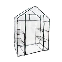 Garden Greens Greenhouse Walk-In Shed 3 Tier Solid Structure & Quality 1.95m Green Houses Kings Warehouse 