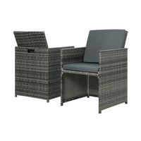 Garden Recliner Chairs Sun Lounge Wicker Lounger Outdoor Furniture Patio Sofa garden supplies Kings Warehouse 