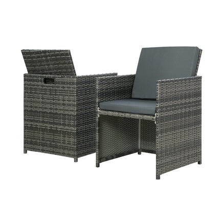 Garden Recliner Chairs Sun Lounge Wicker Lounger Outdoor Furniture Patio Sofa garden supplies Kings Warehouse 