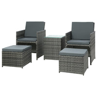 Garden Recliner Chairs Sun Lounge Wicker Lounger Outdoor Furniture Patio Sofa garden supplies Kings Warehouse 