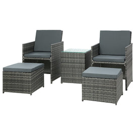 Garden Recliner Chairs Sun Lounge Wicker Lounger Outdoor Furniture Patio Sofa garden supplies Kings Warehouse 
