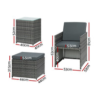 Garden Recliner Chairs Sun Lounge Wicker Lounger Outdoor Furniture Patio Sofa garden supplies Kings Warehouse 