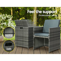 Garden Recliner Chairs Sun Lounge Wicker Lounger Outdoor Furniture Patio Sofa garden supplies Kings Warehouse 