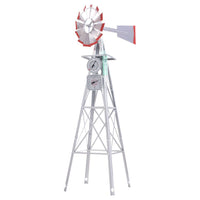 Garden Windmill 8FT 245cm Metal Ornaments Outdoor Decor Ornamental Wind Will Home & Garden Kings Warehouse 