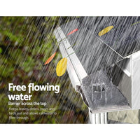 Gardeon Gutter Guard Aluminium Mesh 30M 100x20cm Black Home & Garden Kings Warehouse 