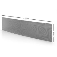Gardeon Gutter Guard Aluminium Mesh 30M 100x20cm Black Home & Garden Kings Warehouse 