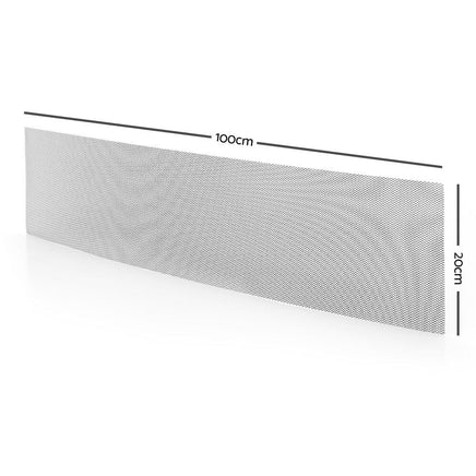 Gardeon Gutter Guard Aluminium Mesh 30M 100x20cm Silver Home & Garden Kings Warehouse 