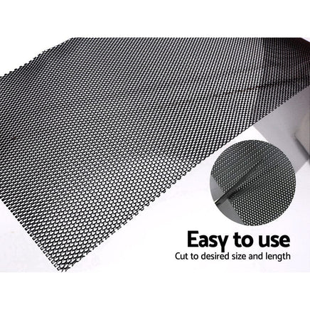 Gardeon Gutter Guard Aluminium Mesh 60M 100x20cm Black Home & Garden Kings Warehouse 