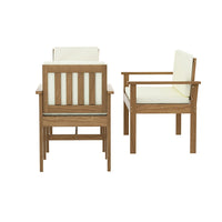 Gardeon Outdoor Sofa Set 4-Seater Acacia Wood Lounge Setting Table Chairs Kings Warehouse 