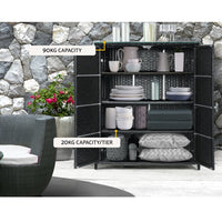 Gardeon Outdoor Storage Cabinet Box Garage Wicker Shelf Chest Garden Shed Tools Home & Garden Kings Warehouse 