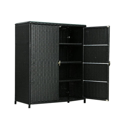 Gardeon Outdoor Storage Cabinet Box Garage Wicker Shelf Chest Garden Shed Tools Home & Garden Kings Warehouse 