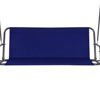 Gardeon Outdoor Swing Chair Garden Bench Furniture Canopy 3 Seater Navy Furniture Kings Warehouse 