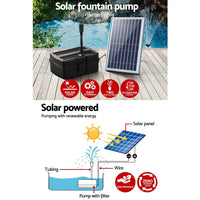 Gardeon Solar Pond Pump Water Fountain Filter Box Submersible Outdoor Pool 6.6FT Home & Garden Kings Warehouse 