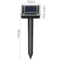 Gardeon Solar Snake Repeller 8X Multi Pulse Ultrasonic Powered Pest Repellent Pet Care Kings Warehouse 