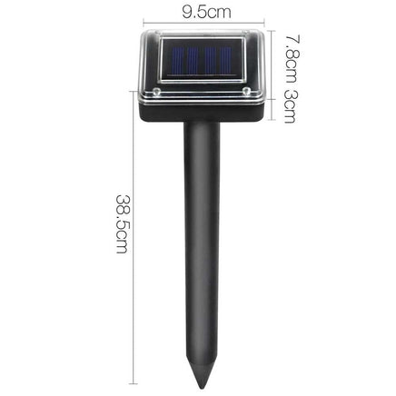 Gardeon Solar Snake Repeller 8X Multi Pulse Ultrasonic Powered Pest Repellent Pet Care Kings Warehouse 
