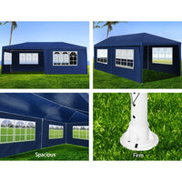 Gazebo 3x6 Outdoor Marquee Gazebos Wedding Party Camping Tent 6 Wall Panels Kings Warehouse 