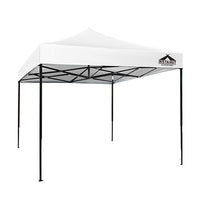 Gazebo Pop Up Marquee 3x3 Folding Tent Outdoor Camping 500D Oxford