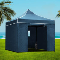 Gazebo Pop Up Marquee 3x3 Outdoor Camping Gazebos Tent Wedding Folding Kings Warehouse 