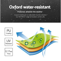 Gazebo Pop Up Marquee 3x3m Folding Tent Wedding Gazebos 500D Black Home & Garden Kings Warehouse 