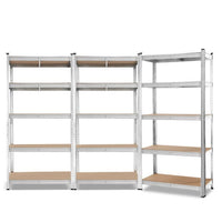 Giants 3x1.8M Warehouse Shelving Rack Racking Garage Metal Storage Shelves Tools Kings Warehouse 