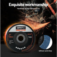 Giantz 100 PCS Zirconia Sanding Flap Disc 5  125mm 80Grit Angle Grinding Wheel Summer Sale KingsWarehouse 
