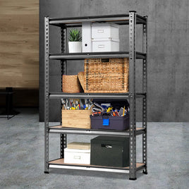 Giantz 1.5M Garage Shelving Warehouse Rack Pallet Racking Storage Shelf Charcoal Tools Kings Warehouse 