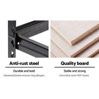 Giantz 1.5M Garage Shelving Warehouse Rack Pallet Racking Storage Shelf Charcoal Tools Kings Warehouse 